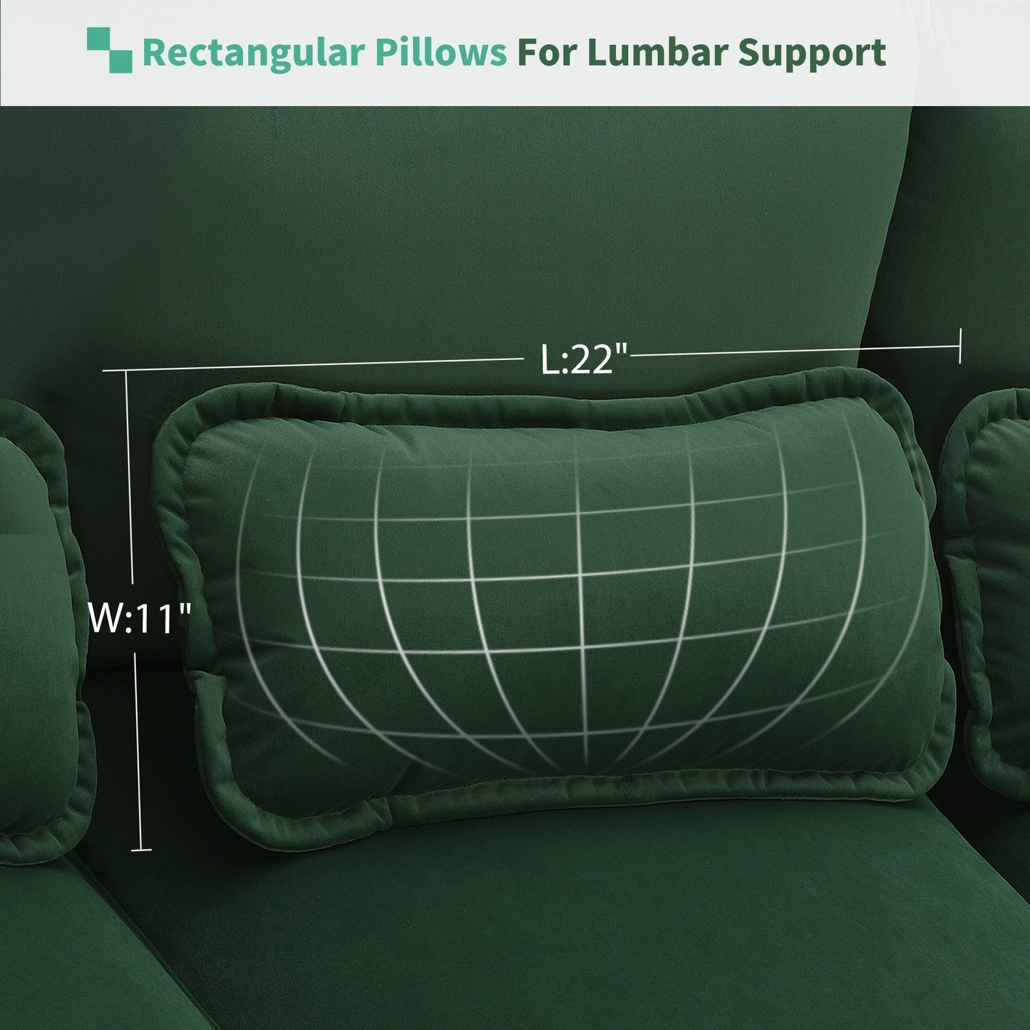 [VIDEO fornito][Nuovo] Divano componibile moderno a forma di U da 109,8*55,9 con cuscini in vita, divano simmetrico imbottito a 6 posti