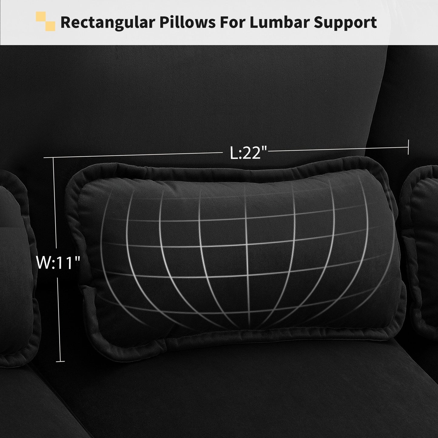 [VIDEO fornito][Nuovo] Divano componibile moderno a forma di U da 109,8*55,9 con cuscini in vita, divano simmetrico imbottito a 6 posti