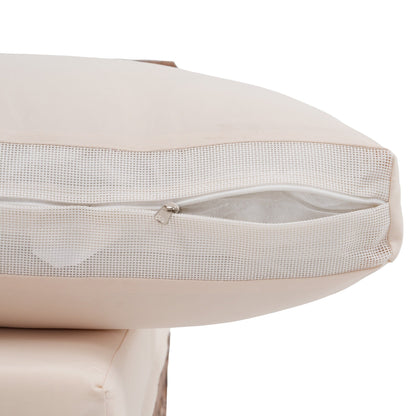 Gruppo di posti a sedere componibili per esterni da 6 persone con braciere