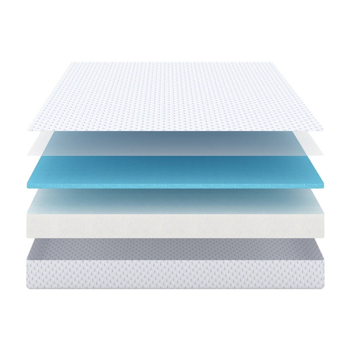 Materasso in memory foam gel da 6 pollici, comfort medio