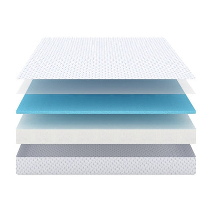 Materasso in memory foam gel da 6 pollici