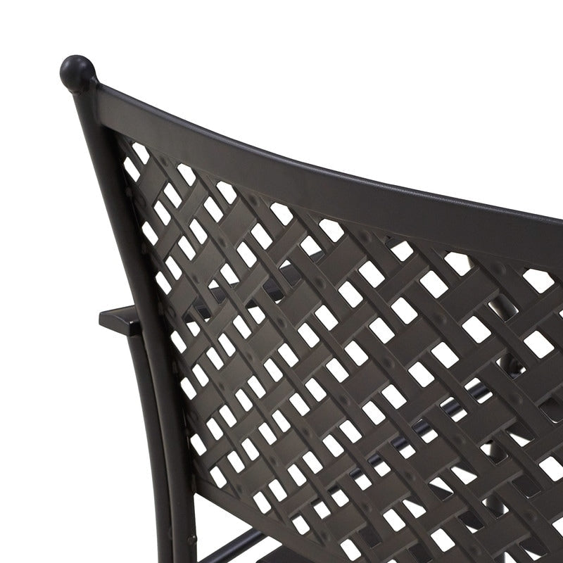 PATIO FESTIVAL Set da conversazione in metallo per esterni da 6 pezzi