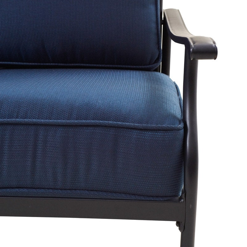 PATIO FESTIVAL Set da conversazione in metallo per esterni da 6 pezzi