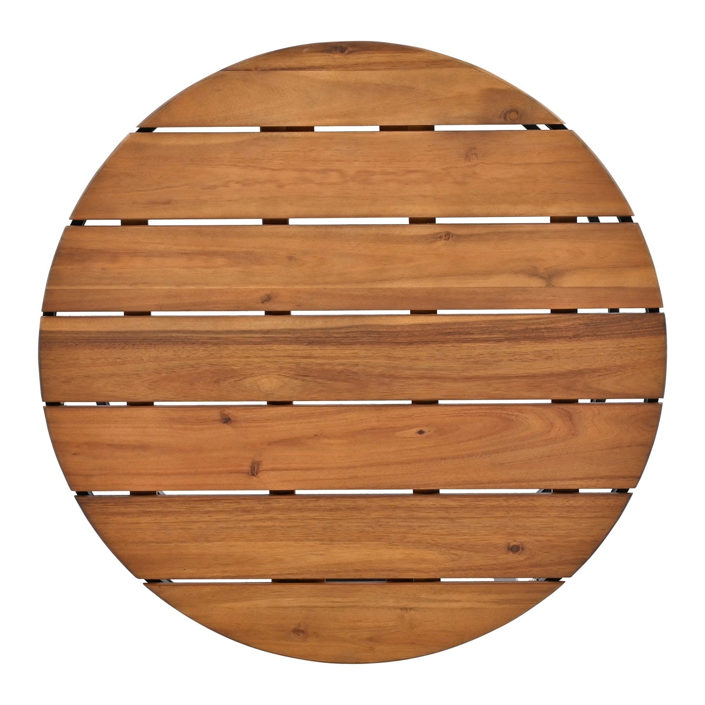 Set di divani componibili da esterno da 6 pezzi con tavolini rotondi impilabili e divano con cuscini