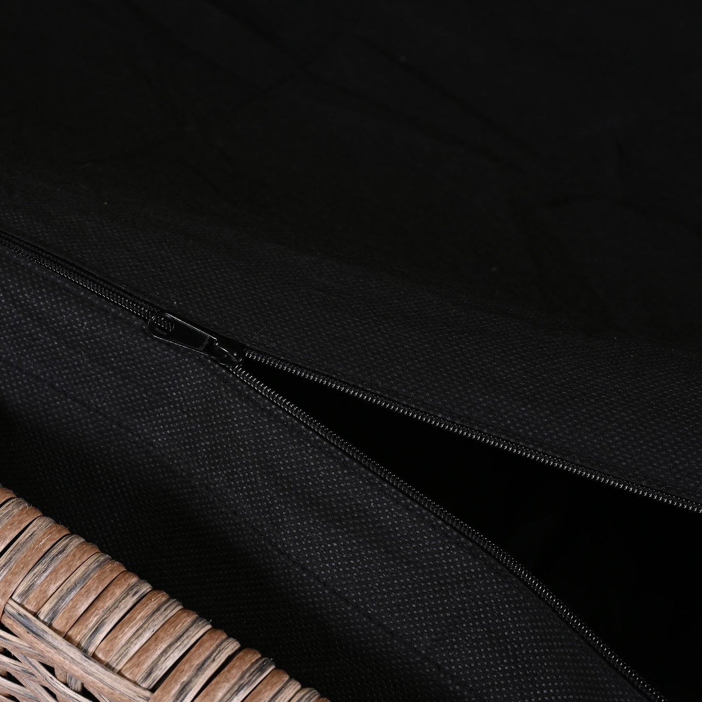 Set di divani da giardino in rattan PE da 6 pezzi con contenitore e sedili regolabili