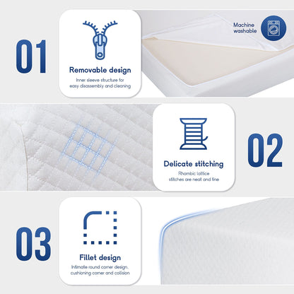 Materasso in memory foam con infusione di gel da 6 pollici