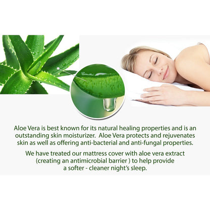 Materasso in memory foam AC Pacific Aloe Vera da 6 pollici