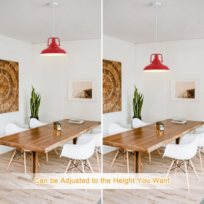 Lampada a sospensione da 60 Watt a 1 luce con paralume a cupola per isola cucina, lampadario classico semi-incassato per sala da pranzo