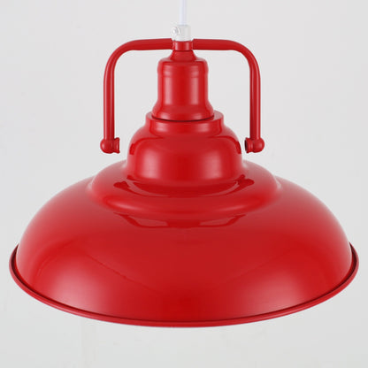 Lampada a sospensione da 60 Watt a 1 luce con paralume a cupola per isola cucina, lampadario classico semi-incassato per sala da pranzo