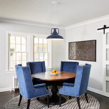 Lampada a sospensione da 60 Watt a 1 luce con paralume a cupola per isola cucina, lampadario classico semi-incassato per sala da pranzo