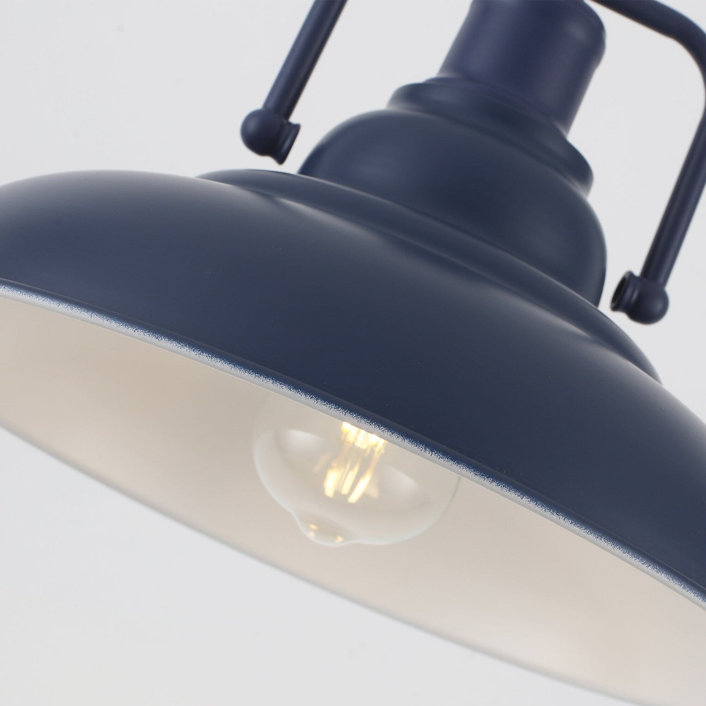 Lampada a sospensione da 60 Watt a 1 luce con paralume a cupola per isola cucina, lampadario classico semi-incassato per sala da pranzo