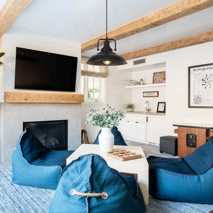 Lampada a sospensione da 60 Watt a 1 luce con paralume a cupola per isola cucina, lampadario classico semi-incassato per sala da pranzo