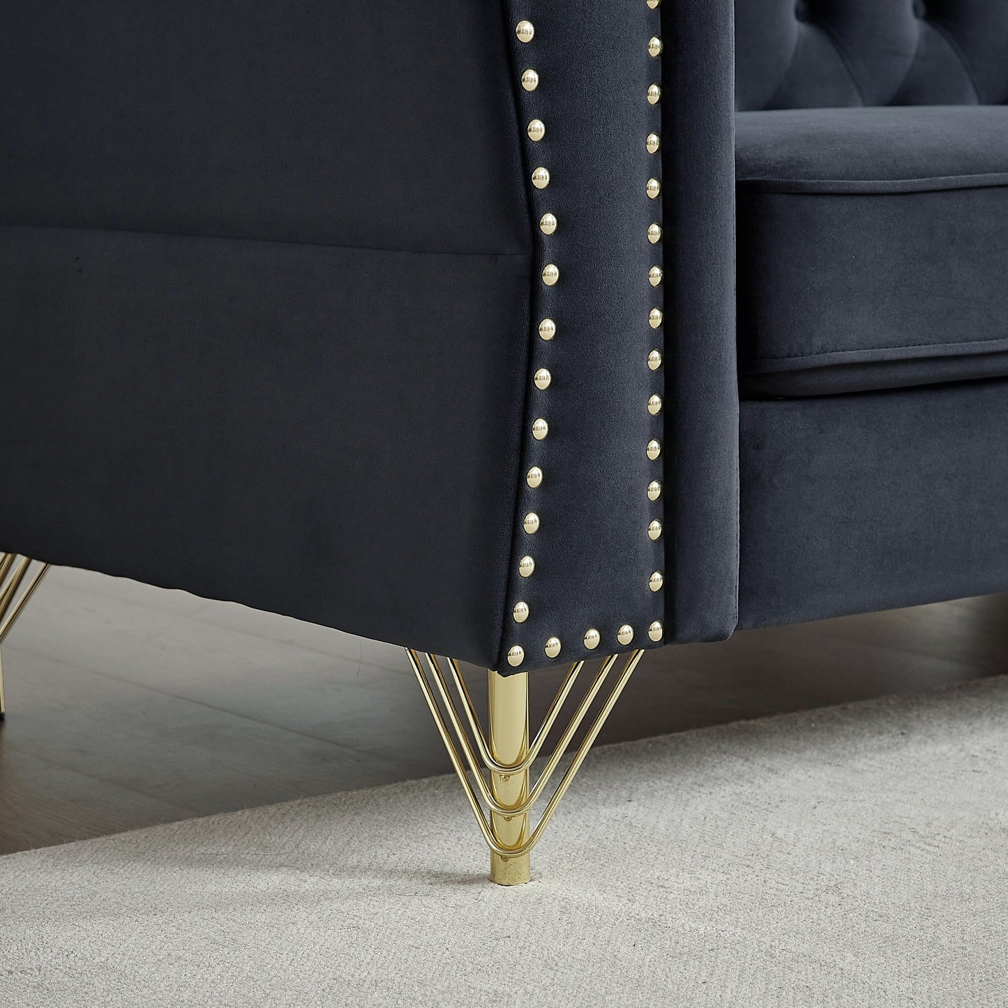 Divano Chesterfield in velluto 60.2