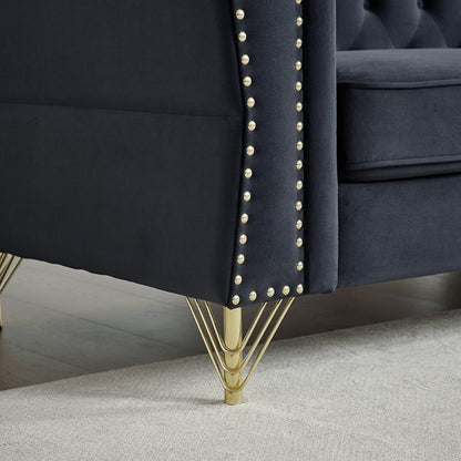 Divano Chesterfield in velluto 60.2