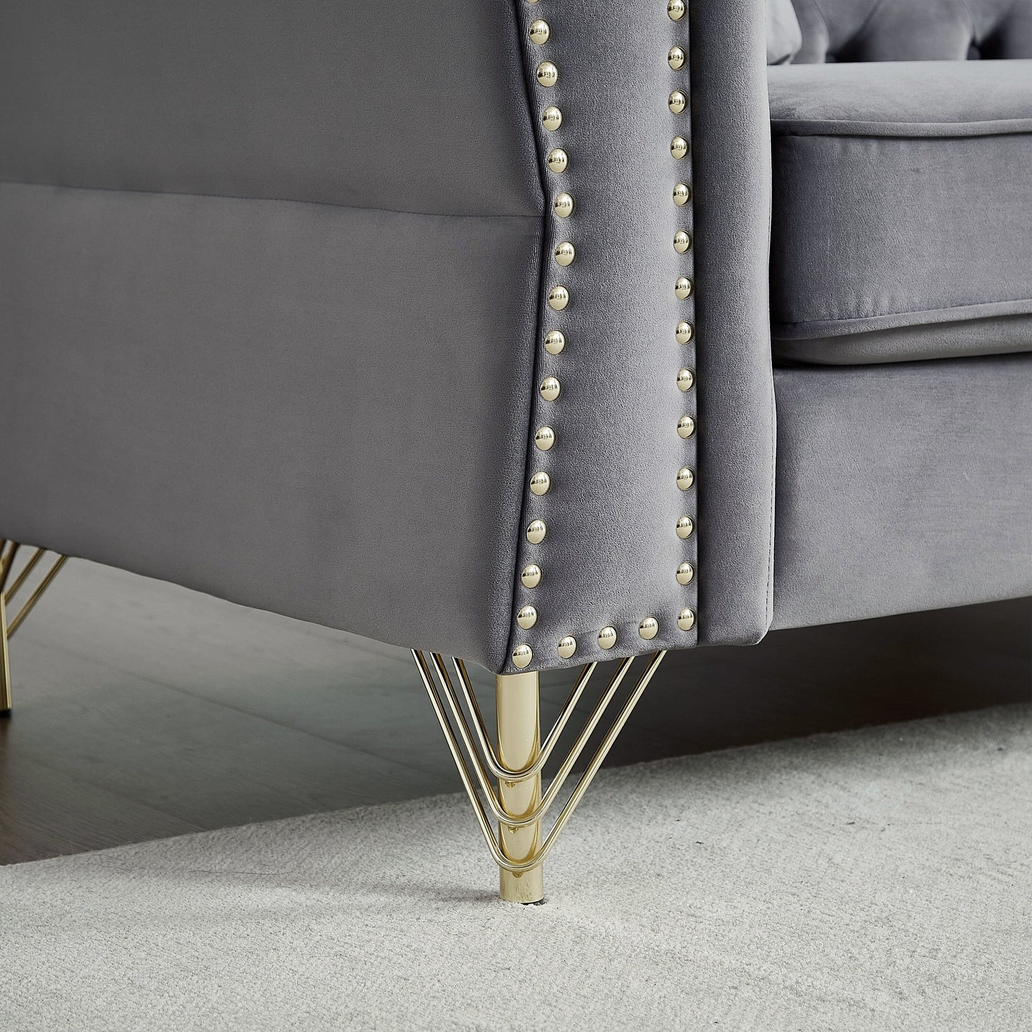 Divano Chesterfield in velluto 60.2