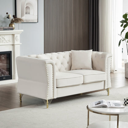 Divano Chesterfield in velluto 60.2