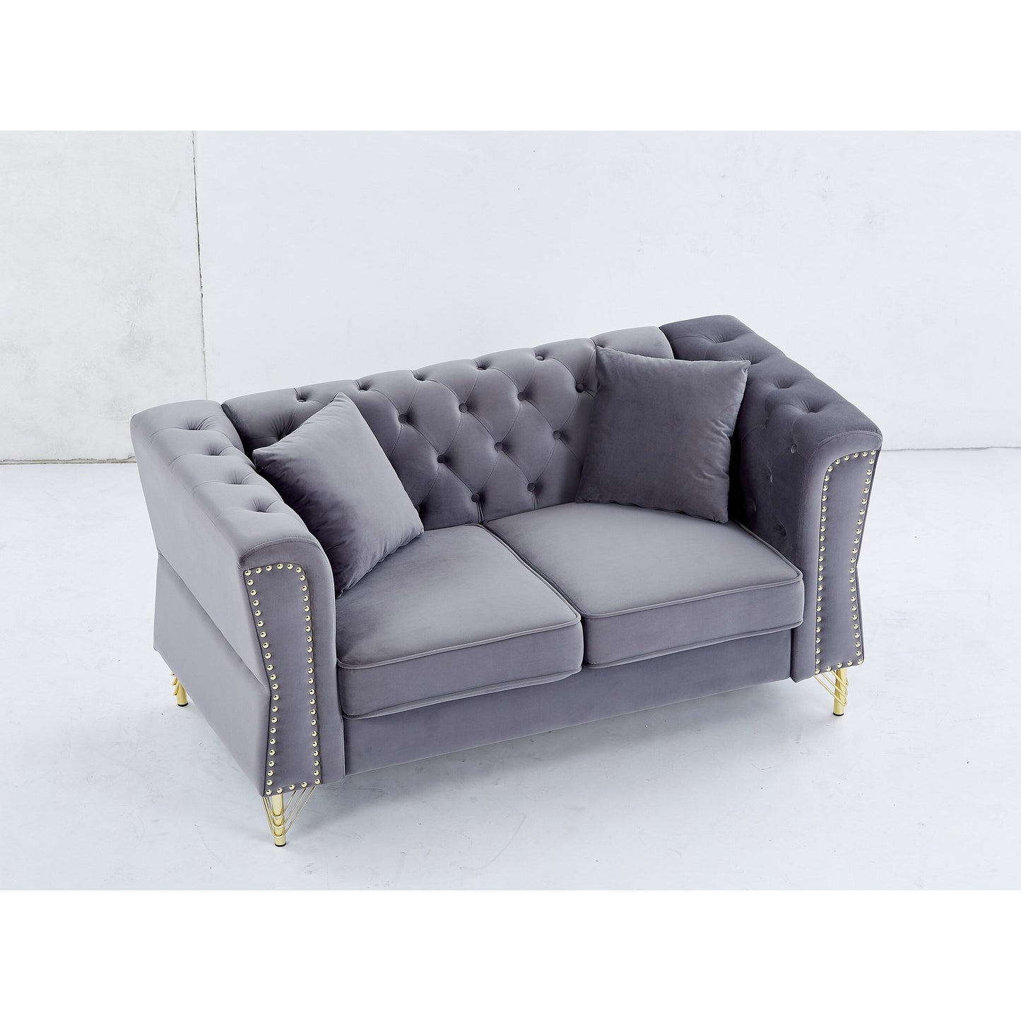 Divano Chesterfield in velluto 60.2