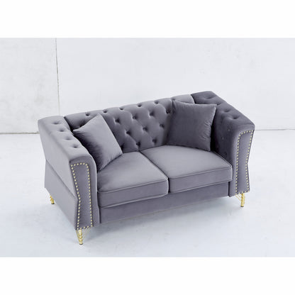 Divano Chesterfield in velluto 60.2