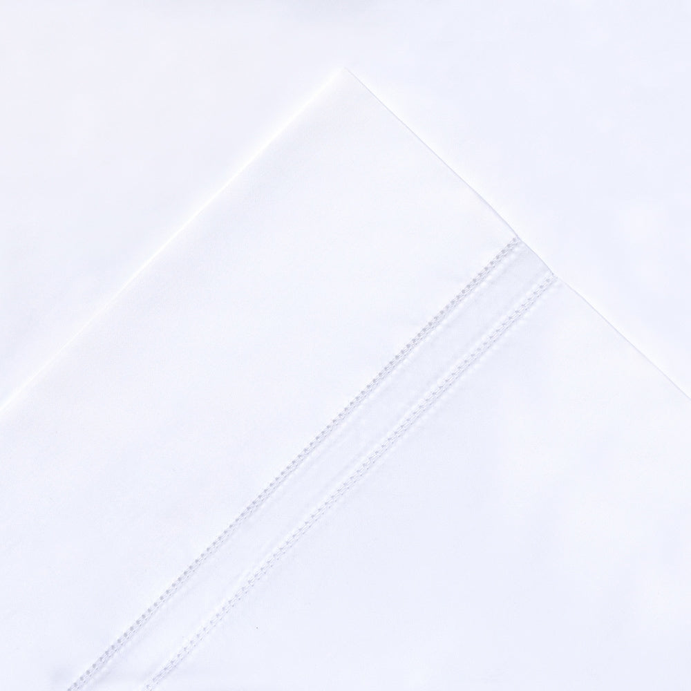 Coppia di federe per cuscini in cotone a fibra lunga Pointehaven 620 fili