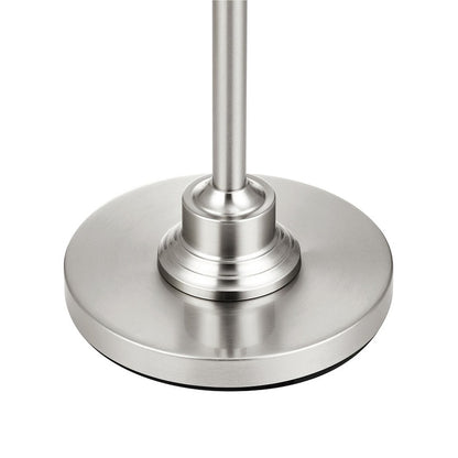 Lampada da terra orientabile standard KAWOTI 63.5 con paralume in tessuto e lino