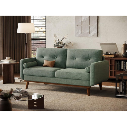 Divano a due posti da 64 pollici, divano moderno di metà secolo, comodi divani a due posti per il soggiorno