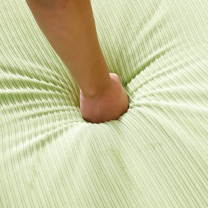 Divano letto multifunzionale in tessuto a righe da 65,74 pollici, adatto per camere da letto e soggiorni