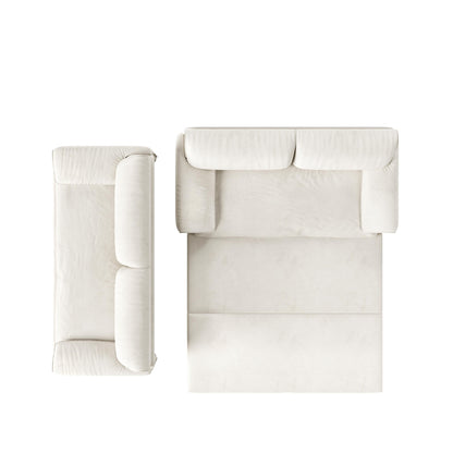 Divano letto estraibile da 66 pollici, divano letto convertibile 3 in 1 con contenitore laterale, divano letto multifunzionale in velluto