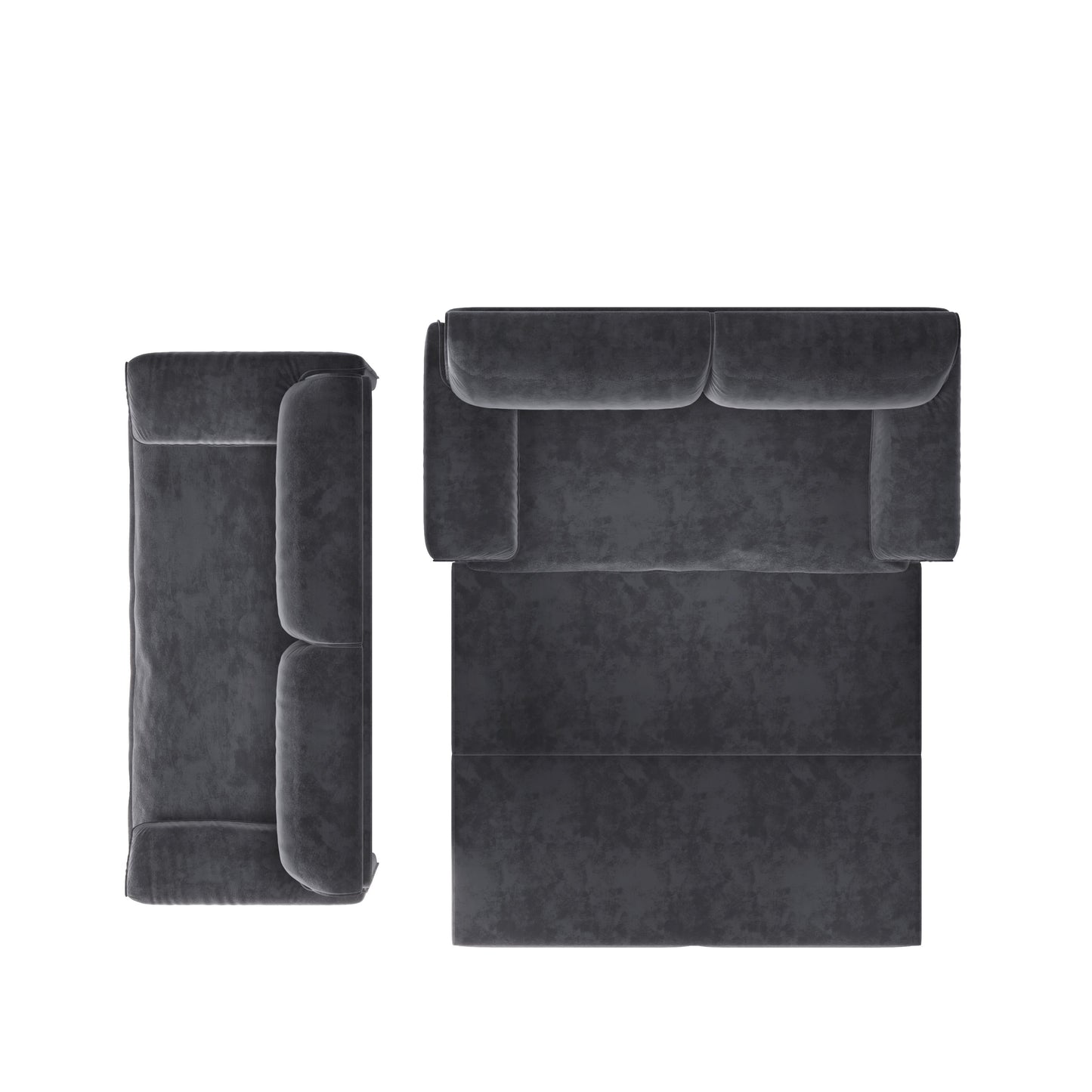 Divano letto estraibile da 66 pollici, divano letto convertibile 3 in 1 con contenitore laterale, divano letto multifunzionale in velluto