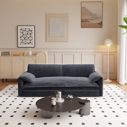 Divano letto estraibile da 66 pollici, divano letto convertibile 3 in 1 con contenitore laterale, divano letto multifunzionale in velluto