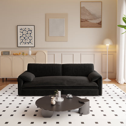 Divano letto estraibile da 66 pollici, divano letto convertibile 3 in 1 con contenitore laterale, divano letto multifunzionale in velluto