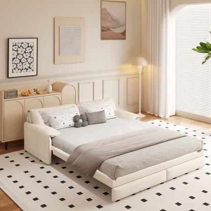 Divano letto estraibile da 66 pollici, divano letto convertibile 3 in 1 con contenitore laterale, divano letto multifunzionale in velluto