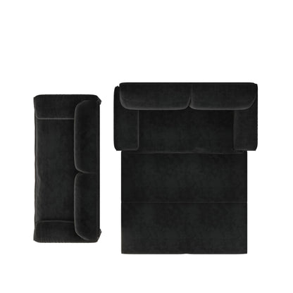 Divano letto estraibile da 66 pollici, divano letto convertibile 3 in 1 con contenitore laterale, divano letto multifunzionale in velluto