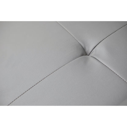 Divano letto pieghevole multifunzionale doppio in PU da 67 pollici con tavolino da caffè