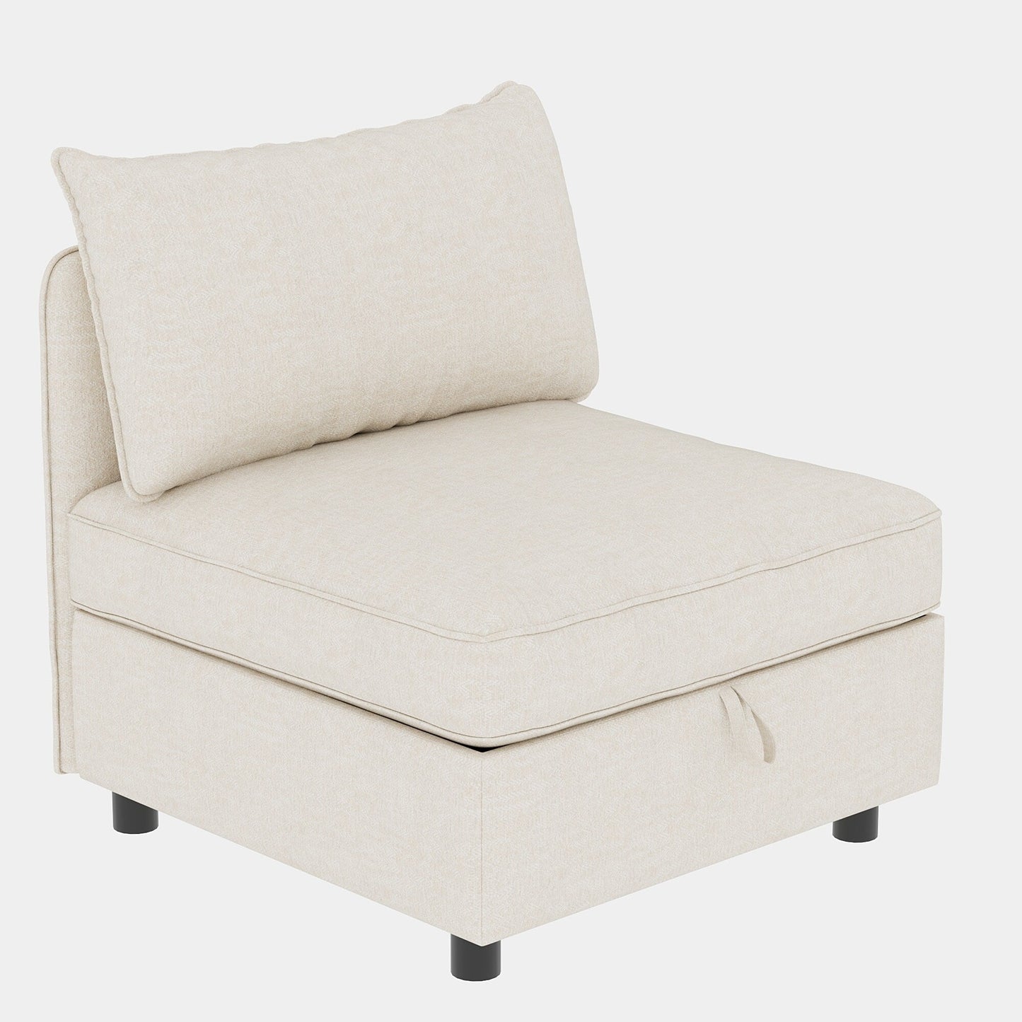 Divano a due posti in ciniglia di metà secolo, con vano portaoggetti nascosto e capacità di 250 libbre