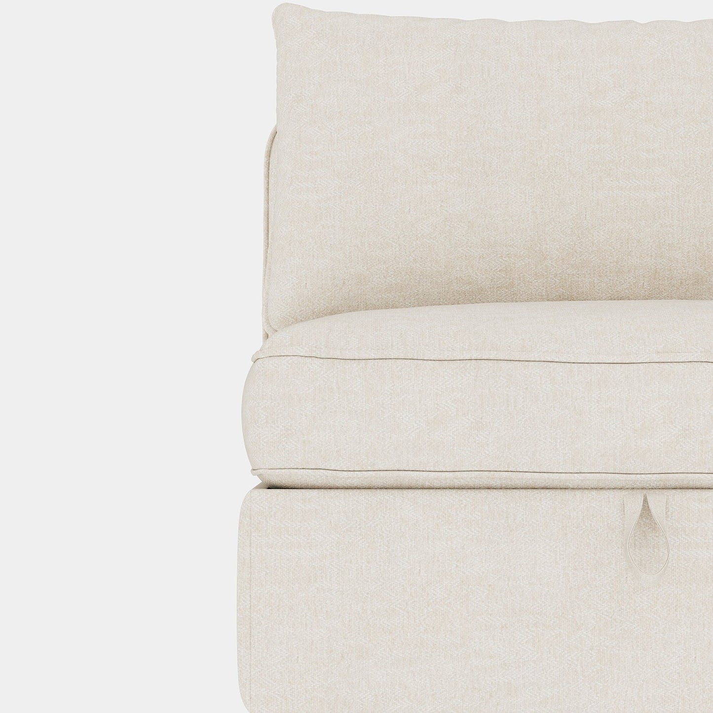 Divano a due posti in ciniglia di metà secolo, con vano portaoggetti nascosto e capacità di 250 libbre