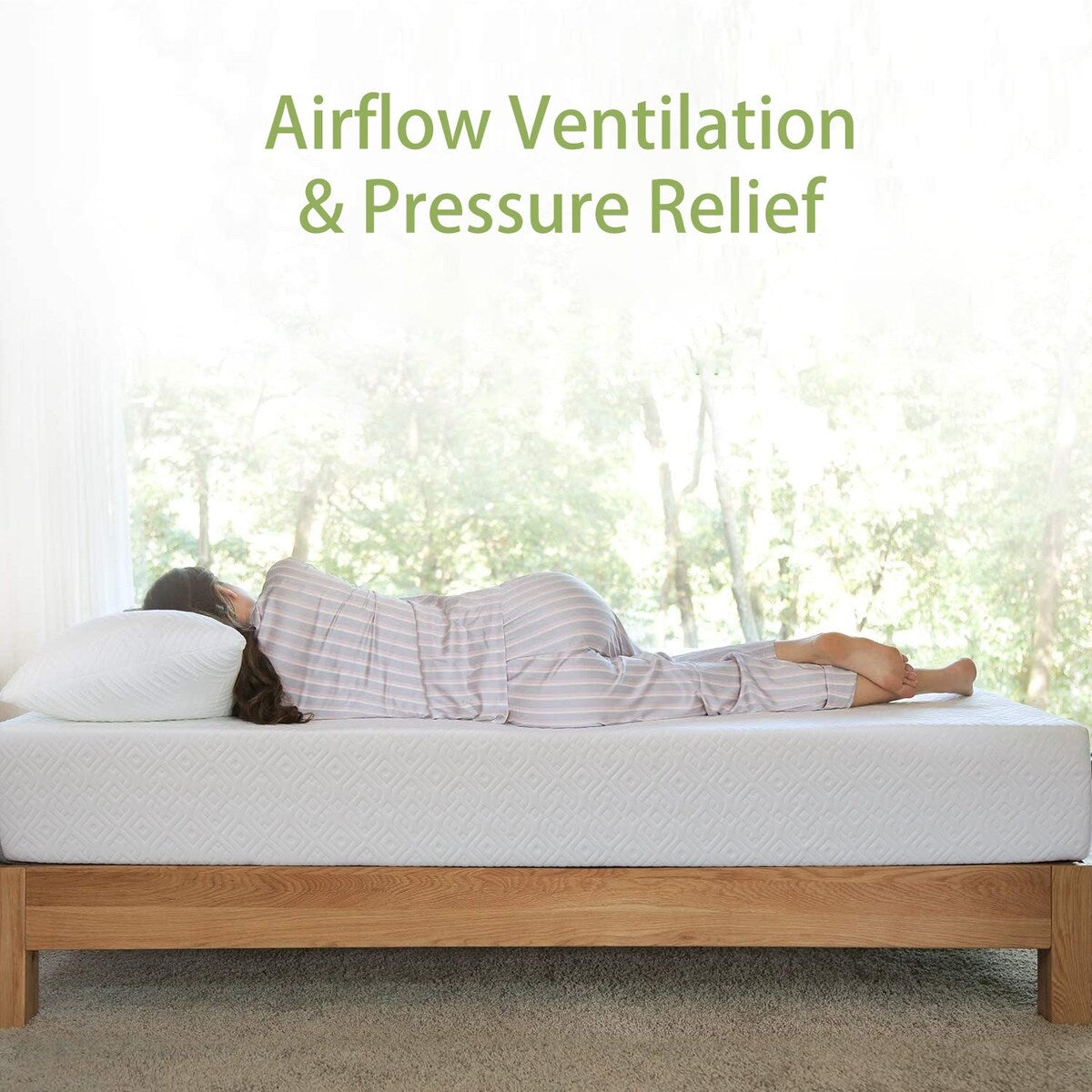 Materasso in memory foam medio da 6'', misura singola/matrimoniale