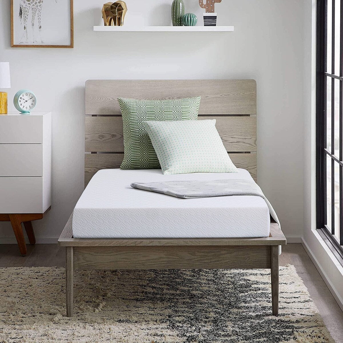 Materasso in memory foam medio da 6'', misura singola/matrimoniale