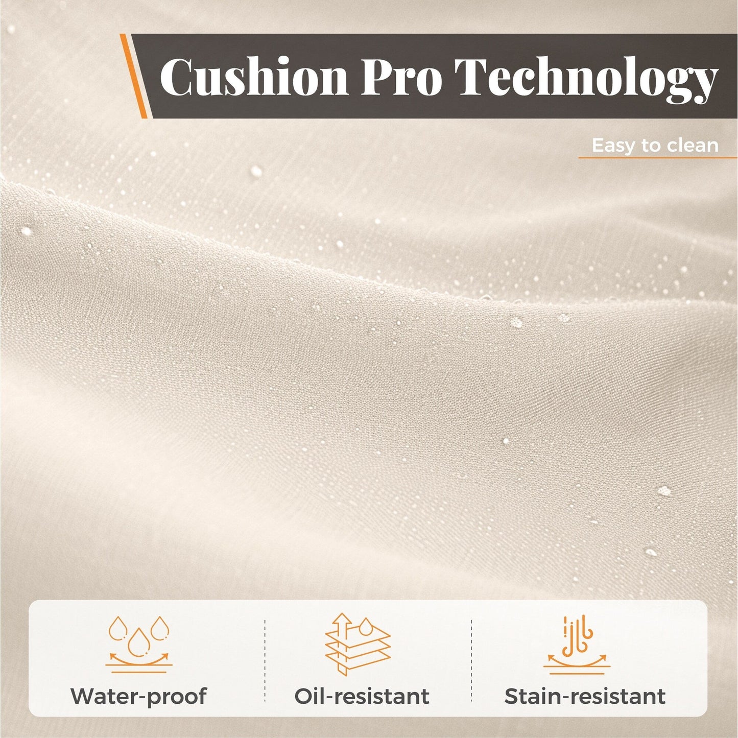 MAISON ARTS Set da pranzo da giardino in alluminio pressofuso da 7 pezzi con tavolo rettangolare espandibile e 6 sedie in alluminio pressofuso