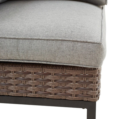 Patio Festival - Set da conversazione per esterni ad angolo retto da 7 pezzi