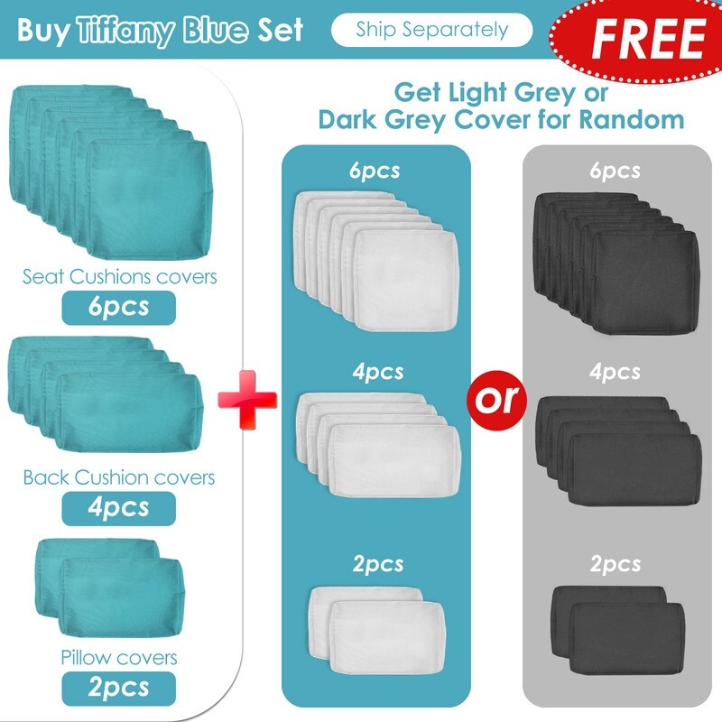 Set di divani componibili in vimini da esterno FINCATI da 7 pezzi con tavolo con braciere