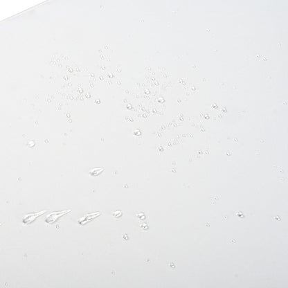 Set da 7 sedie da pranzo per esterni, tavolo da pranzo casual in legno con foro per ombrellone e 6 sedie con cuscini rimovibili