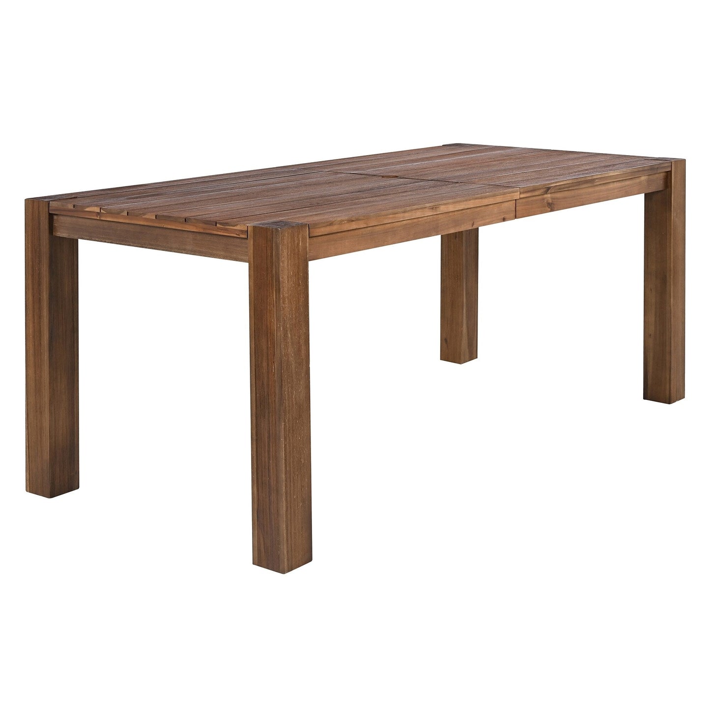 Set da 7 sedie da pranzo per esterni, tavolo da pranzo casual in legno con foro per ombrellone e 6 sedie con cuscini rimovibili