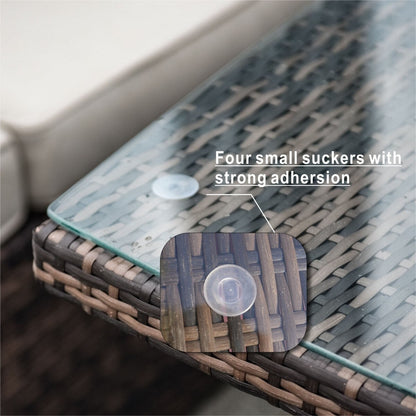 Set divano da esterno da 7 pezzi con braciere in alluminio