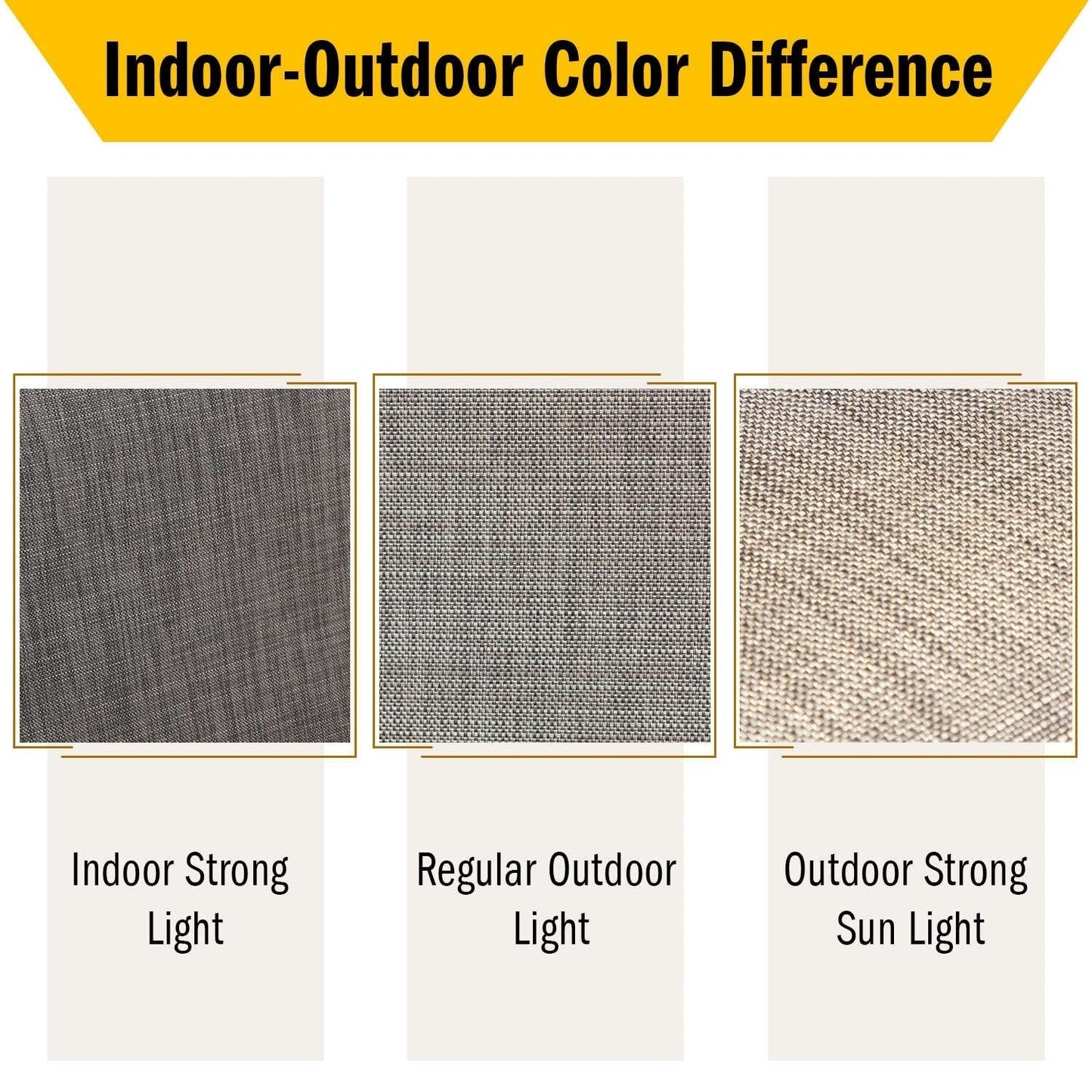 MAISON ARTS Set da pranzo per patio da 7 pezzi, grande tavolo da pranzo rotondo con foro per ombrellone e sedie da pranzo a dondolo in textilene con molla a C