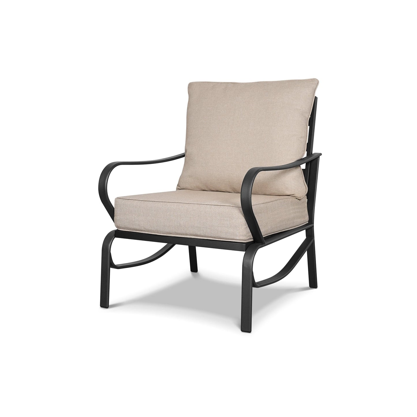 Set da conversazione per patio esterno a 7 posti, divano da esterno con pouf