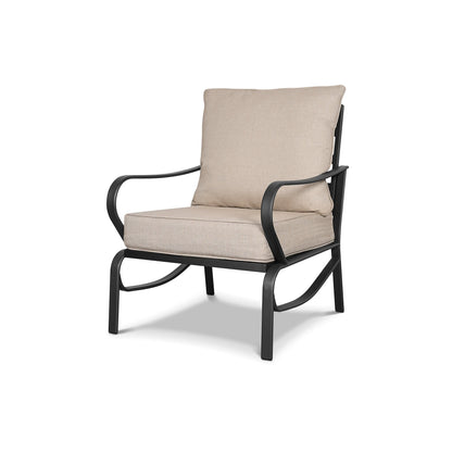 Set da conversazione per patio esterno a 7 posti, divano da esterno con pouf