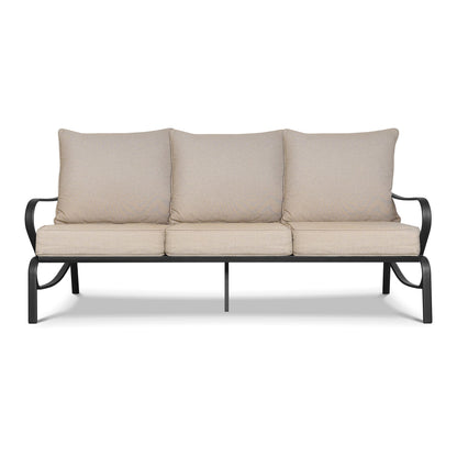 Set da conversazione per patio esterno a 7 posti, divano da esterno con pouf