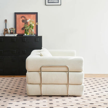 Divano letto trasformabile da 78,8 metri con cuscino, supporto per la schiena, bracciolo, divano da pavimento, divano a compressione, divano futon, letto da salotto