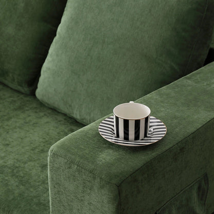 Divano letto trasformabile imbottito 70.87, poltrona trasformabile, comodo divano per soggiorno, camera da letto, tessuto ciniglia