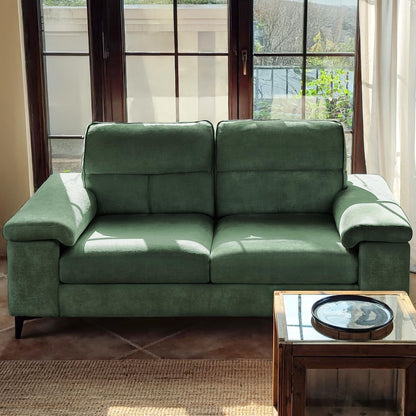 Divano a due posti in ciniglia da 71,25 pollici - Seduta profonda a 2 posti con 8 cuscini, bracciolo convertibile e rivestimento rimovibile